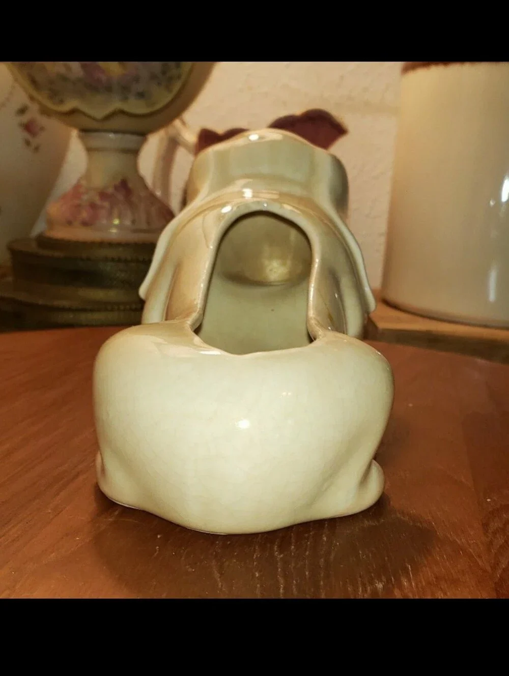 Vintage Dauchshund Planter Cute, Unique Weiner Dog, Hotdog Planter